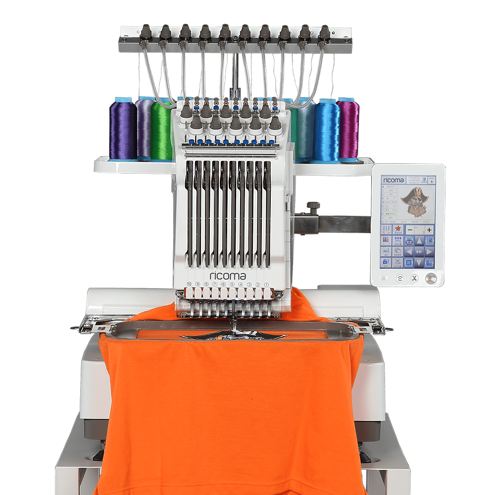 the speed of sewing of ricoma em1010 home-based embroidery machine