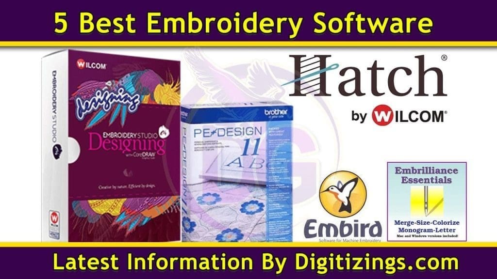 5 best embroidery software for digitizing