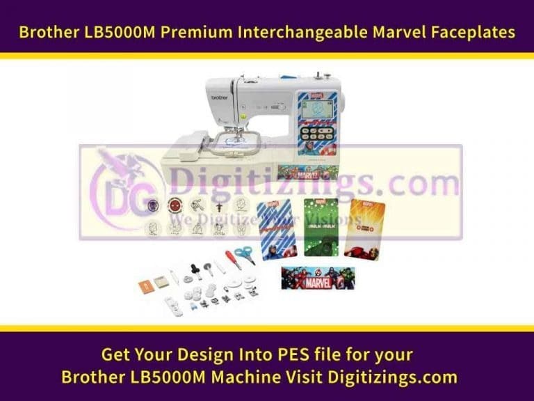 brother lb5000m premium interchangeable marvel faceplates