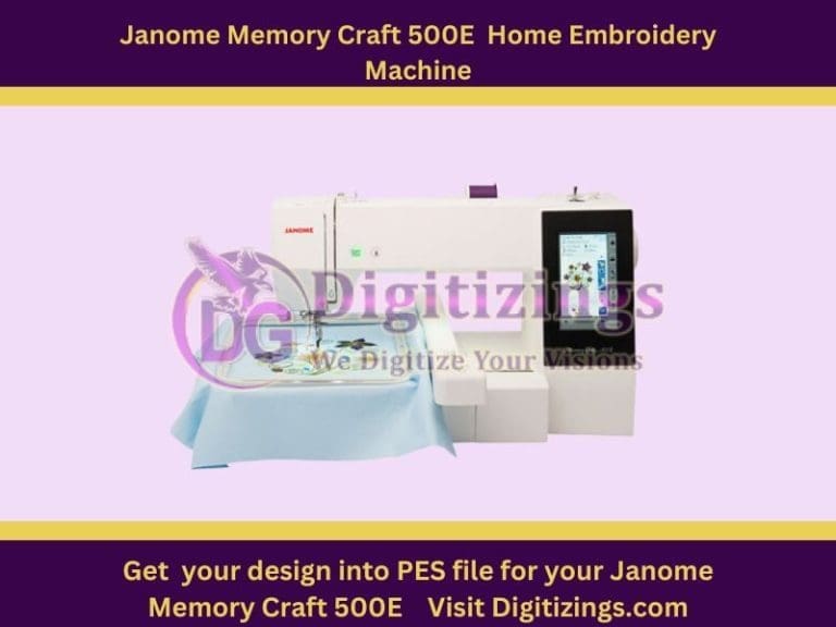 janome memory craft 500e