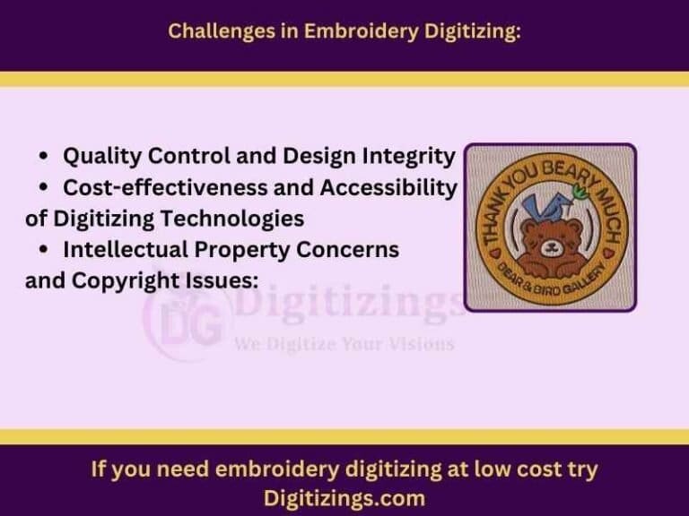 challenges in embroidery digitizing