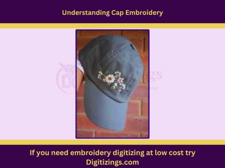 cap embroidery